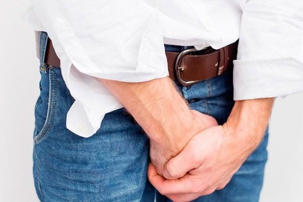 bolesť v slabinách s kalkulóznou prostatitídou